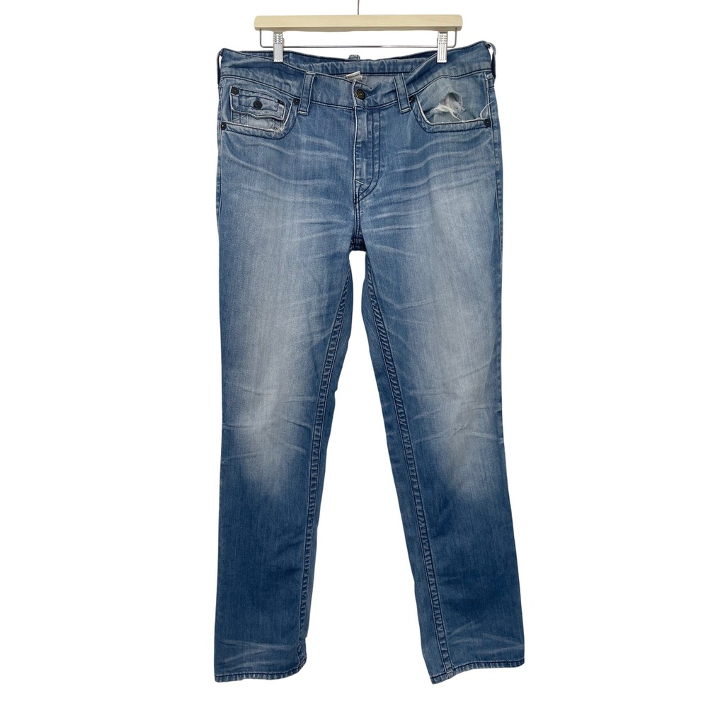True Religion Jeans Geno Relaxed Slim Blue 36x32
